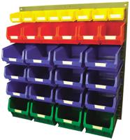 257-7007 RS PRO Steel Louvre Panel Storage Unit x 914mm x 946mm, Blue, Green, Red, Yellow