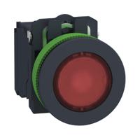 xb5fw34g5 Schneider Electric Harmony Series Illuminated Push Button Complete Unit, Panel Mount, 30mm Cutout, SPDT