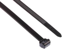 118-05050-t50ros-pa66hs-bk HellermannTyton Cable Tie, 200mm x 4.6 mm, Black PA 6.6 Heatstabilised, Pk-100