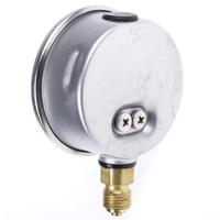 1613003 Sferaco G 1/4 Analogue Pressure Gauge 2.5bar Bottom Entry 63mm Outside Diameter, UKAS