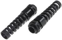 822-9647 RS PRO Black Nylon Cable Gland, M25 Thread, 13mm min., 18mm max., IP68