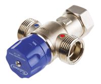 heat219125 Reliance Bronze Thermostatic Washroom Valve, 15mm Compression