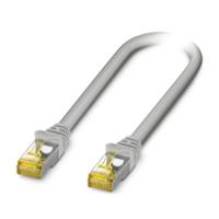 1472597 Phoenix Contact, 200mm Cat6a, Grey RJ45 to Male RJ45 Male, Shielded Shielded, Terminated LSZH Sheath