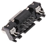 09661556513 HARTING D-Sub Standard 9 Way Through Hole D-sub Connector Socket, 2.74mm Pitch, with 4-40 UNC Threaded Inserts,