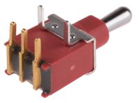 401-674 RS PRO Toggle Switch, PCB Mount, On-Off-On, SPDT, Through Hole Terminal