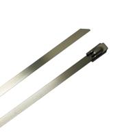 183-4246 RS PRO Cable Tie, Ball Lock, 520mm x 12 mm 316 Stainless Steel, Pk-100
