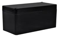 190-1867 RS PRO Black Fibreglass Reinforced Polyester Enclosure, IP66, IP67, IP68, 190 x 75 x 75mm