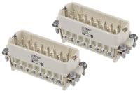 1053000010540000 EPIC Heavy Duty Power Connector Insert, 10A, Male, H-A Series, 32 Contacts