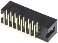 t821116a1r100ceu Amphenol Communications Solutions T821 Series Right Angle Through Hole PCB Header, 16 Contact(s), 2.54 mm Pitch, 2 Row,