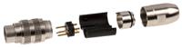 0332-04 Lumberg 4 Pole Din Plug, DIN EN 60529, 5A, 250 V ac IP68, Screw On, Male, Cable Mount