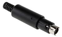 463-388 RS PRO 6 Pole Miniature Din Plug, 1A, 50 V ac/dc, Male, Cable Mount