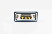 cdfs3w3103l211 Norcomp CDFS 3 Way Panel Mount Solder D-sub Connector Plug, 2.77mm Pitch, with 4-40 Screw Locks