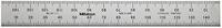 182-111 Mitutoyo 150mm Steel Metric Ruler, With UKAS Calibration