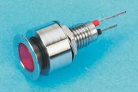 520-301-22 Marl Red Panel Mount Indicator, 24V dc, 6.1mm Mounting Hole Size