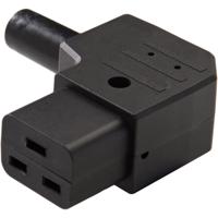 282-5482 RS PRO C19 Right Angle Cable Mount IEC Connector Socket, 16A, 250 V