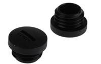 269-1875 RS PRO Blanking Plug, M16, 16 → 16.3mm Hole Diameter, Nylon 66, 20mm Diameter, Threaded
