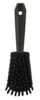 41929 Vikan Hard Bristle Black Scrubbing Brush, 36mm bristle length, Polyester bristle material