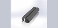 727-6049 RS PRO Black EPDM  Edging Strip, 20m