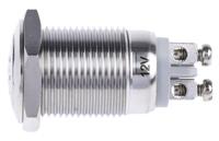 877-1836 RS PRO Panel Mount Buzzer, 12 V dc, 75dB at 1 m