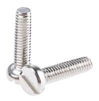 482-9732 RS PRO Slot M2.5  Cheese Head Brass Machine Screws DIN 84 x 10.0mm