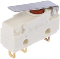 v4nst7y1ul Saia-Burgess Short Lever Micro Switch, Solder Terminal, 5 A @ 250 V ac, SPDT, IP67