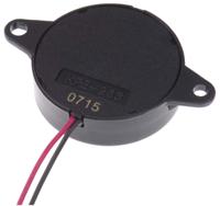 754-1993 RS PRO 85dB Panel Mount Continuous Internal Piezo Buzzer, 30 (Dia.) x 10mm, 3V dc Min, 30V dc Max