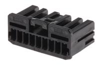 hchfb-09-ke JST, HCH Automotive Connector Socket Black Surface Mount 9 Way, Crimp Termination HCHFB-09-KE