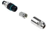 21021511305 HARTING, HARAX 3 Pole M8, Standard Din Plug, Screw On, Male, Panel Mount