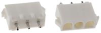 350789-1 TE Connectivity Universal MATE-N-LOK Series Straight Through Hole PCB Header, 3 Contact(s), 6.35 mm Pitch, 1 Row,