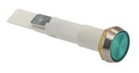 c027500fao Arcolectric (Bulgin) Ltd 0275 Series Green Filament Indicator, 12V, 10mm Mounting Hole Size, Solder Tab Termination,