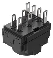 61-9823 EAO Black 61 Enclosure - 2 Hole