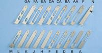 427-10041d 427-10041D, D-sub, 9 Pin/D-sub, 9 Pin PCB Card Bracket Without Fixing Ears, Component Side
