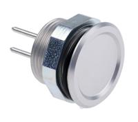 124124118 Schurter Piezo Switch, IP67, Solder, 100 mA, -20 → +60°C Silver