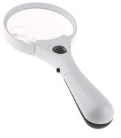 180-9469 RS PRO Illuminated Magnifier, 2X x Magnification, 19mm Diameter