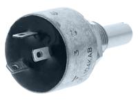 pe30l0fl104kab Vishay PE30 100kΩ Rotary Potentiometer 1-Gang Panel Mount, PE30L0FL104KAB