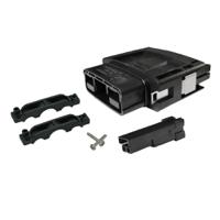 sbsx75a-pmplug-kit-blk Anderson Power Products Kit, 2 Way, Plug, SBSX, Panel Mount