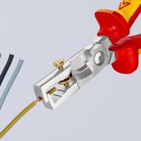 13-66-180-t Knipex 13 66 180 T Series Cable cutters and wire strippers, 0.1 mm² Min, 10 mm² Max, 180 mm Overall