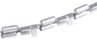 41274 TE Connectivity FASTON .250 Uninsulated Female Spade Connector, Receptacle, 6.35 x 0.81mm Tab Size, 0.8mm² to 2mm²