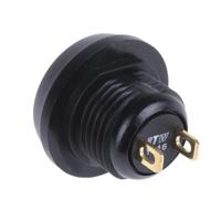 59-516 ITW Switches 59 Series Miniature Push Button Switch, Momentary, Panel Mount, 13.65mm Cutout, SPST, Clear LED, 125V ac,