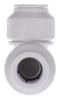 pem0315w John Guest Plastic Pipe Fitting, 90° Push Fit Elbow, 15mm