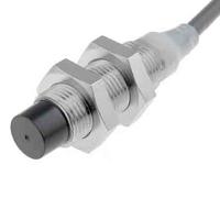 e2a-s12kn08-wp-b1-2m Omron Inductive Threaded Barrel Proximity Sensor, M12, 8 mm Detection, PNP NO, 12 → 24 V dc
