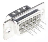 09670095655 HARTING D-Sub Standard 9 Way Through Hole D-sub Connector Plug, 2.74mm Pitch
