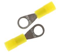 239-4111 RS PRO Insulated Ring Terminal, M3 Stud Size, 0.2mm² to 0.5mm² Wire Size, Yellow
