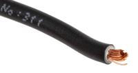 902-8408 RS PRO Black 2.5mm² Hook Up Wire, 14 AWG, 45/0.25 mm, 100m, PVC Insulation