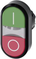 3su1001-3ab42-0ak0 Siemens SIRIUS ACT Series, Green, Red Push Button Head, 22.3mm Cutout