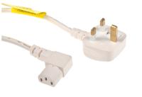 426-402 RS PRO IEC C13 Socket to Type G UK Plug Power Cord, 2m