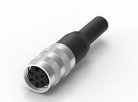 210-0202 RS PRO 6 Pole Din, 5A, 250 V IP40, Screw Lock, Female, Cable Mount