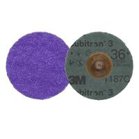 7100331749 3M 1187C Ceramic Grinding Disc, 75mm, 36+ Grade, 50 in pack
