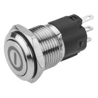 82-41512000b001 EAO 82 Series Push Button Switch, Latching, Panel Mount, 16mm Cutout, SPDT, 240V, IP65, IP67