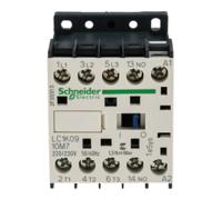 lc1k0910m7 Schneider Electric TeSys K LC1K Contactor, 220 V ac Coil, 3-Pole, 9 A, 4 kW, 3NO, 690 V ac